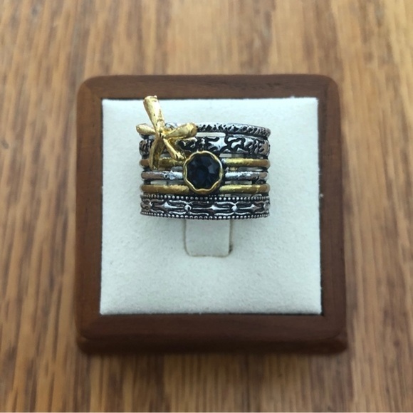 ❌Can’t Find❌ Bohemian Two-Tone Dragonfly Ring BRAND NEW - Picture 4 of 10